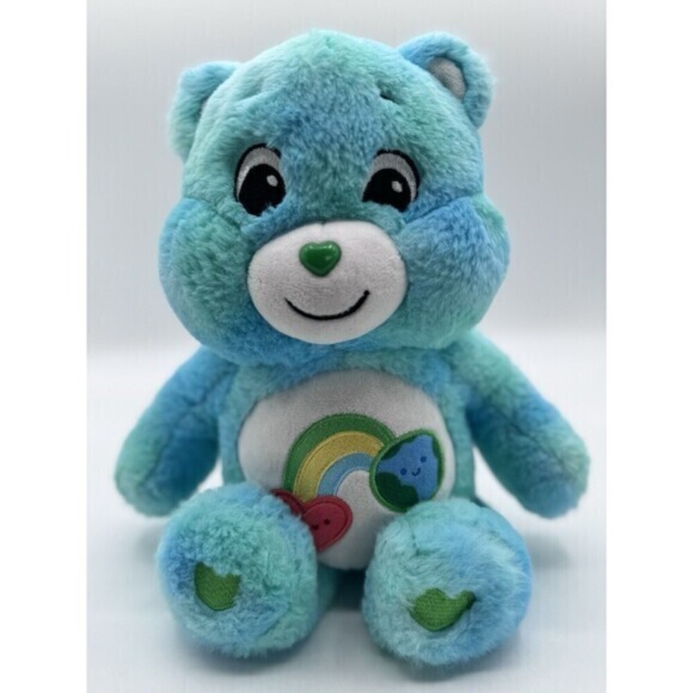 Care Bears Love The Earth Blue Plush Bear 12" Stuffed Animal Toy 2021